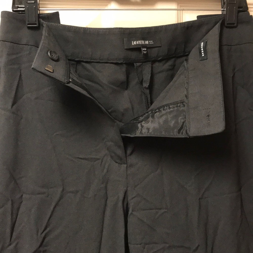 Dark grey slacks by Lafeyette 148